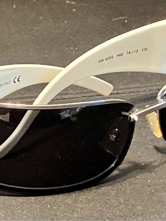 DOLCE & GABBANA DG826S H60 74◽︎13 115 Sunglasses  WHITE RHINESTONE main image 7